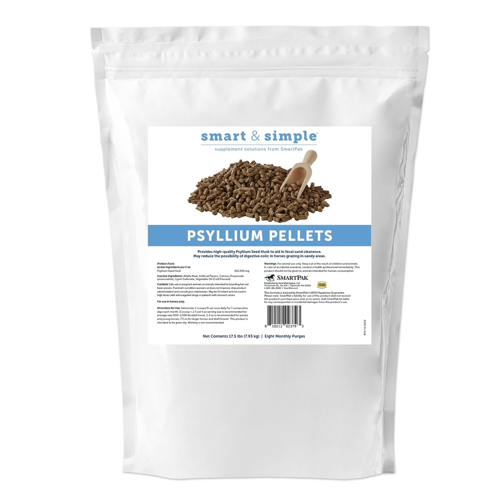 Pametni in preprosti Psyllium Pelleti za konje 