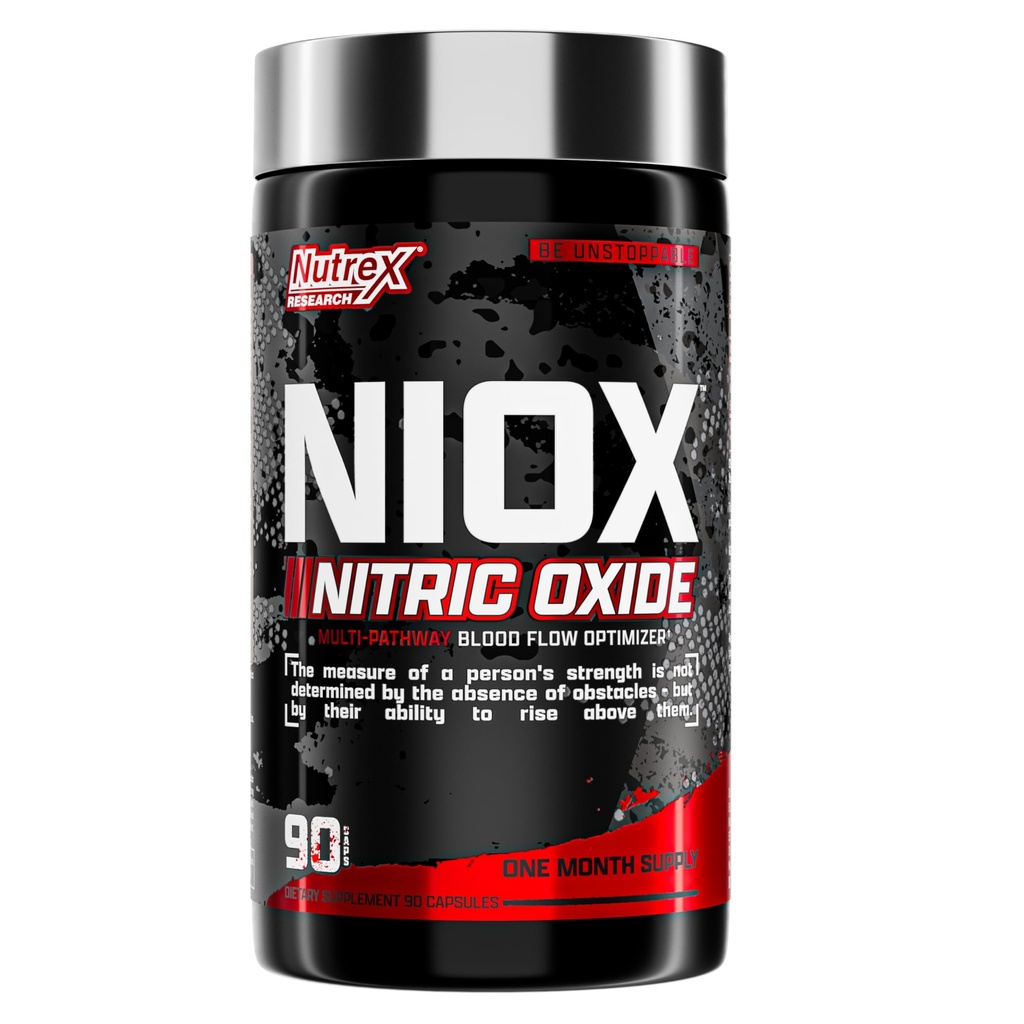 NIOX Extreme črpalke - 90-Count Pred-Workout Pump dodatek z Arginin nitrat, Vitamin C, AstraGin za mišične črpalke, Vaskularnost, vzdržljivost, NO3- T