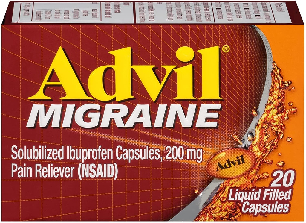 Advil 200 mg Kapsula, napolnjena s tekočino 20 ea