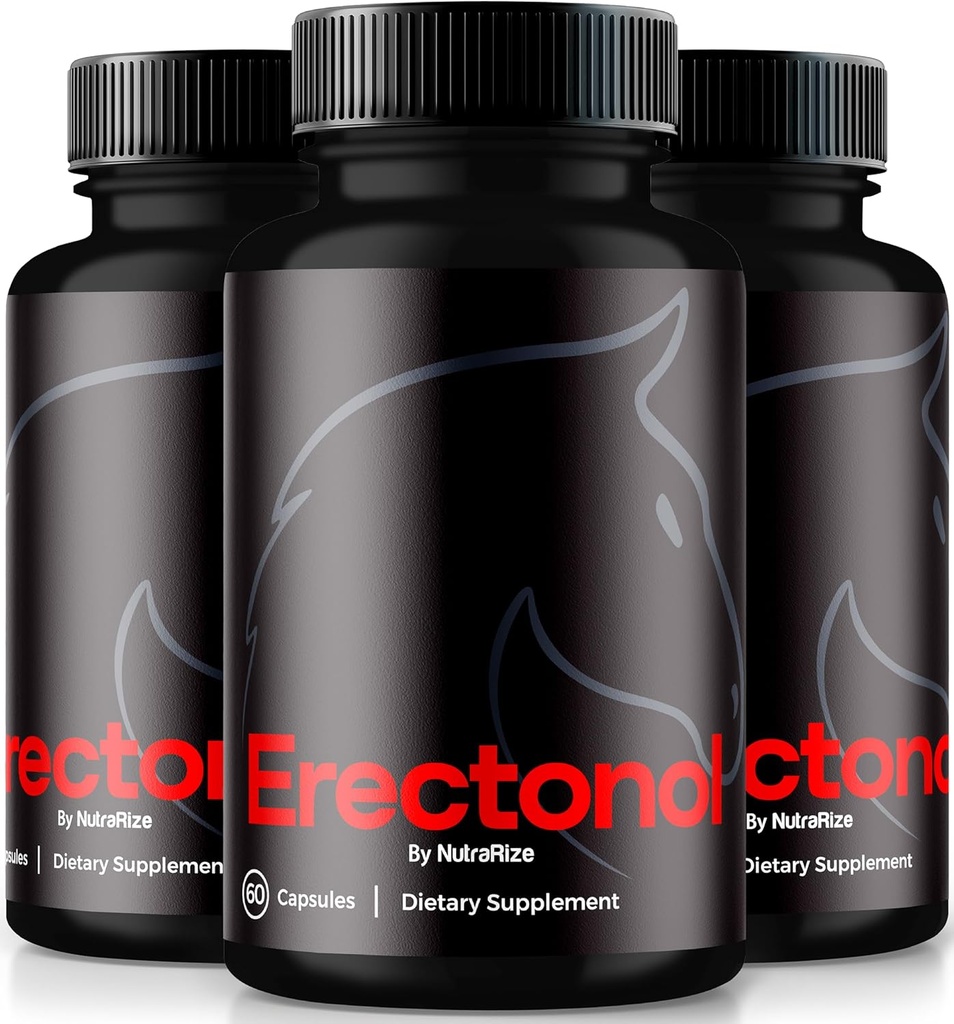 (3 pakiranja) Erectonol kapsule za moške, Erectonol moški prehranska dopolnila, dnevna formula za moške Wellness in Vrh uspešnosti, Napredne tablete Formule za aktivni življenjski slog, Mnenja (180 kapsule)