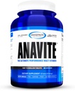 Gaspari Nutrition Anavite, Šport Multi-vitamin z aminokislinami, Beta-Alanin in L-karnitin, Izboljšana zmogljivost in okrevanje (Nova manjša velikost, 30 Serving)
