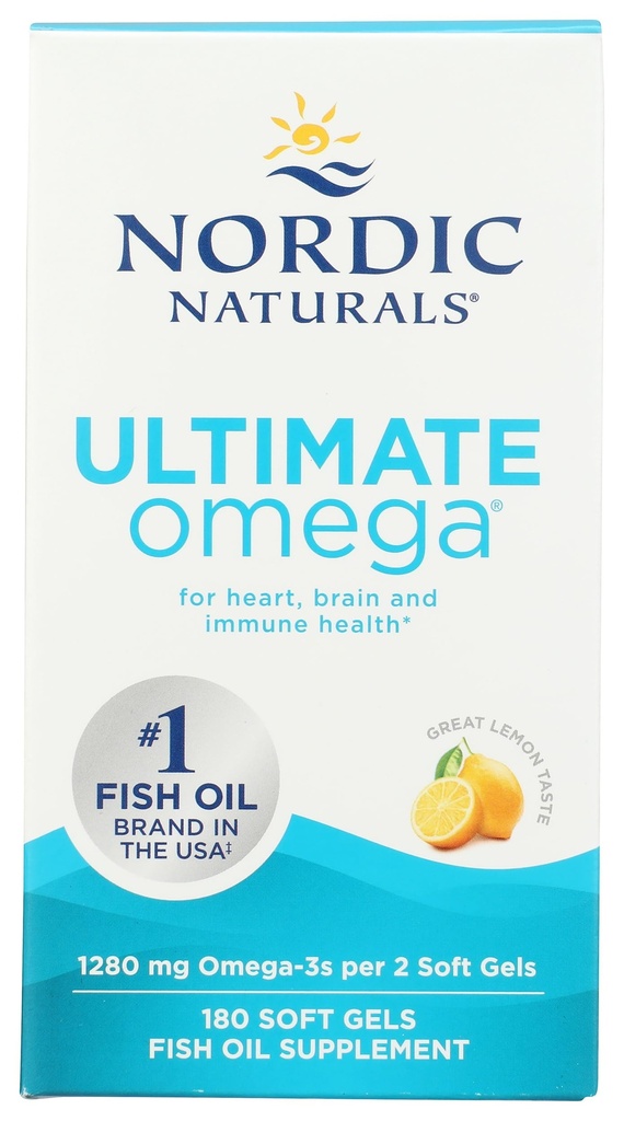 Nordic Naturals, Ultimate Omega 1280Mg, 180 Count