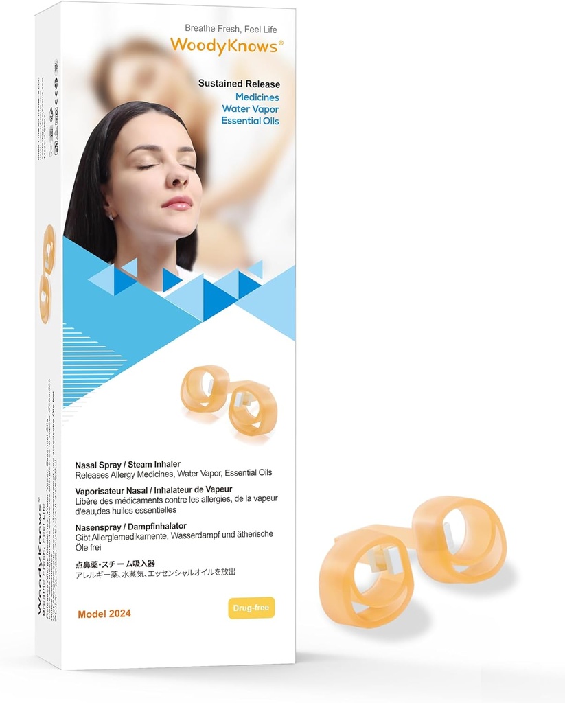 WoodyKnows Nasal Spray/Steam Inhaler, New Model 