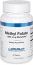 Douglas Laboratories Metil Folat L-5-MTHF - 1.000 μg Metafolin - Vitamin B Folat - podpira Homocystein Presnova in razvoj ploda* - Non-GMO - 60 tablet