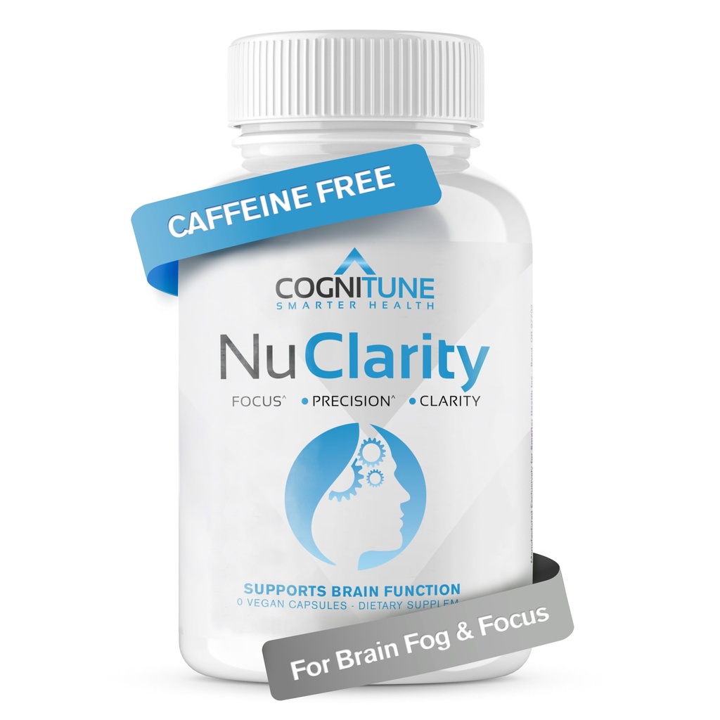 NuClarity - Premium Nootropic Brain Supplement - Focus, Energy, Memory Booster - Duševna jasnost in kognitivna podpora - Ginkgo Biloba, Bacopa Monnieri, Alpha-GPC, Fosfatidilserin, Rhodiola Rosea
