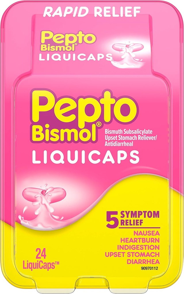 Pepto driska Antidiareja Liquicaps - 24 ā