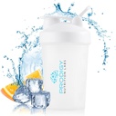 Prodigy Nutrition Labs Premium Shaker steklenica kot nalašč za beljakovinske Shake in Pred vadbo -14 Ounce (bela)