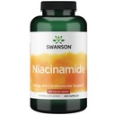 Swanson Niacinamid Karbohidrat Presnova Skupna zdravstvena podpora 500 miligramov 250 kapsul