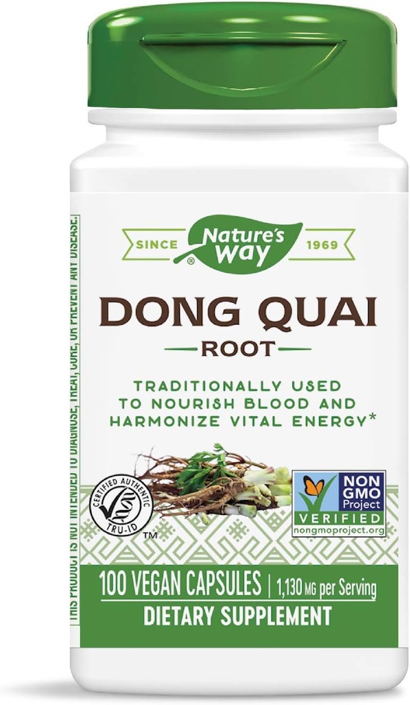 Narava Dong Quai Root, 565 mg, 100 kapsul (paket po 2)