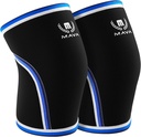 Mava šport kolena rokavi dvigovanje uteži moški in ženske, 7mm Neoprene kolena rokavi za ženske in moške, Idealno za Cross usposabljanje WOD, Squats, Powerlifting