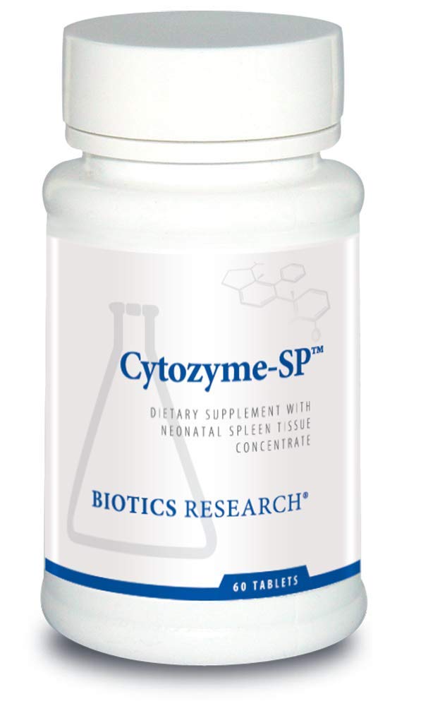 Biotics Research Cytozyme SP Novonatal Spleen, Podpira zdrave ravni železa in Bilirubina, Zagotavlja imuno podporo, Podpira funkcije vranice, SOD, Katalaza, Močne antioksidant dejavnost 60 Tablete