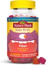 Narava Made Otroci First Fiber Gummies, Fiber dodatek za digestivno zdravstveno podporo, 60 Gummies, 30 dan dobave