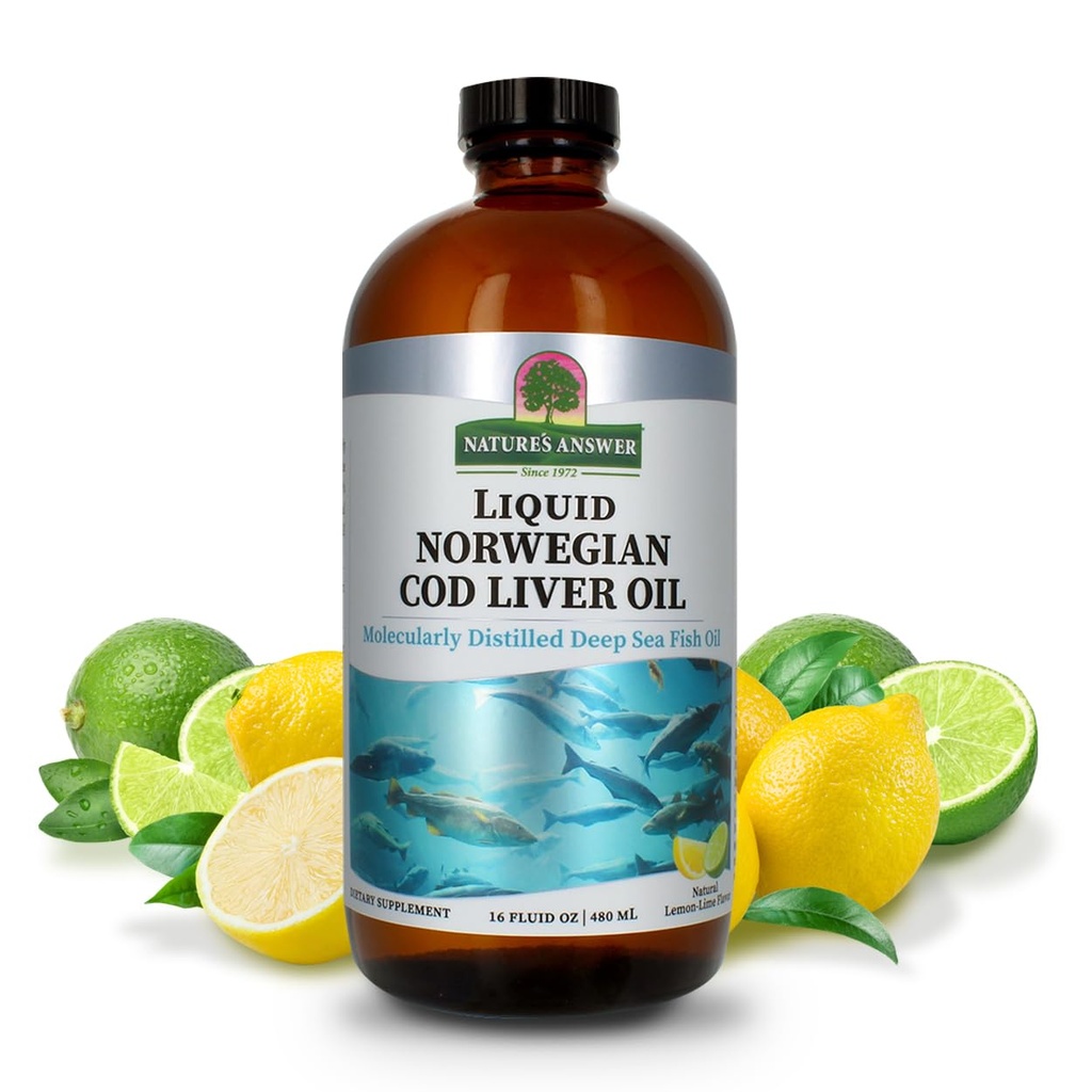 Narava je odgovor Cod Jetra Oil Liquid dodatek, 16-Fluid Ounces 