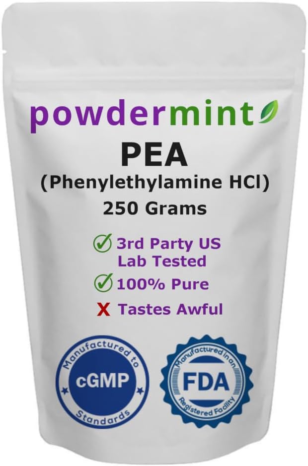 Beta feniletilamin HCl (Pea) prašek - razpoloženje, energija (250 Gram)