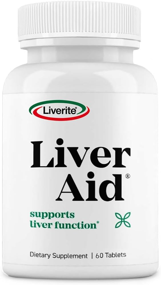 Liverit Aid jeter 60 Tablete, Podpira zdravo delovanje jeter, Fizična energija in Vitalnost.