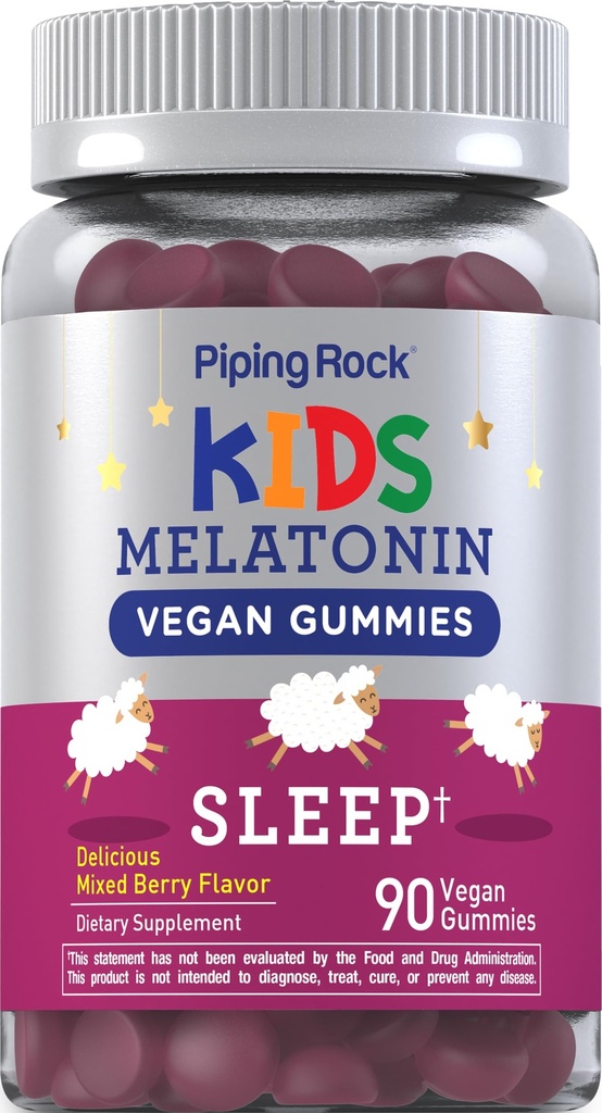 Piping Rock Otroci Melatonin Gumies 