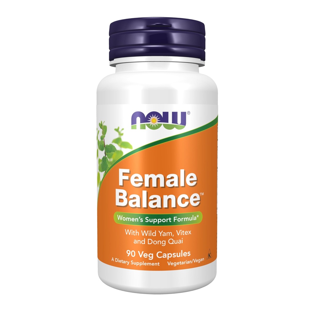 NOW Foods Supplements, ženski balanceTM z Wild Yam, Vitex, Dong Quai, GLA, vitamin B-6 in Folat, 90 kapsul