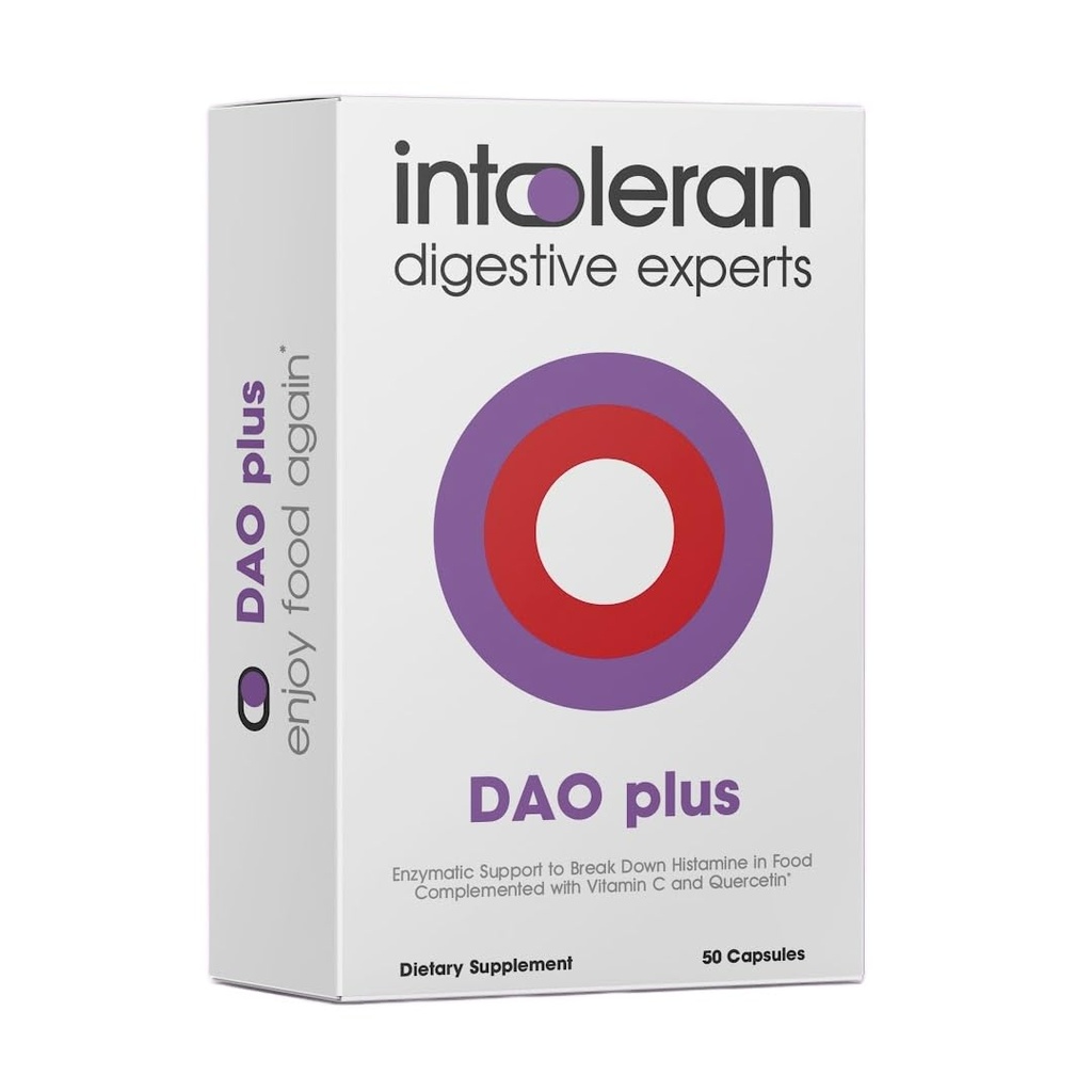 Intoleran DAO Plus prebavni encimi - 50 kapsul 