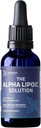Geronova raziskava Alpha Lipoic Solution, 2 fl oz - 2 meseca zaloga - Stabilizirana bio-okrepljena Alfa Lipoična kislina Tekoča za boljšo biološko razpoložljivost - ALA dodatek s hitro absorpcijo