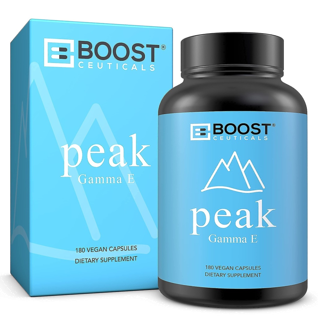 BoostCeuticals Priljubljeno skupaj Vitamin e 400 i.e Gama E Mešani tokoferoli CoQ10 200mg 270 Veganski paket Brez dodatkov Ne-GMO Gluten Brez čistega naravnega vitamina e Co Q 10 Dopolnilo Bioperine Kapsule