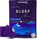 Obliži za spanje - Zeliščni Melatonin, Valerian Root in Magnezij Infued Patches za boljše spanje, All-Night počitek in sprostitev, ne-Habit Oblikovanje, enostaven za uporabo, 30 obliži
