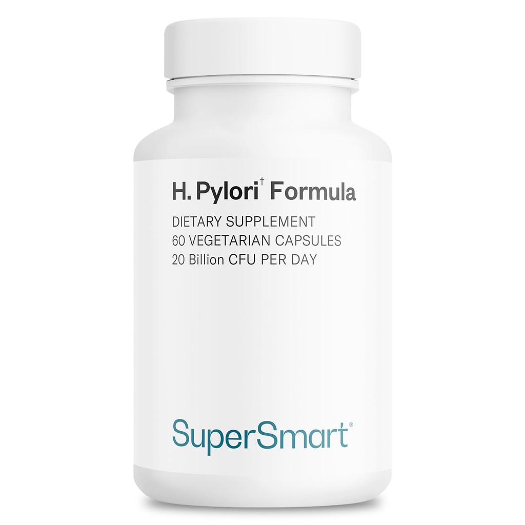 Superpametna H. Pylori Formula 20 milijarda CFU na dan (visoka jakost) - Patented Pylopass probiotic Lactobacillus Reuteri DSM 17648 dodatek 