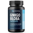 Ginkgo Biloba 120mg s fosfatidilserin - nootropično zdravje možganov, spomin, in fokus dodatek - podpira kognitivne funkcije, mentalna jasnost, in opozorilo - 60 Ne-GMO kapsule, 2 meseca dobave