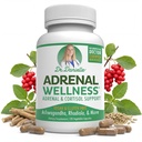 Adrenal Wellness Ashwagandha & More - Organski um, podpora telesa dr. Danielle, 120 kapsul