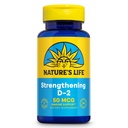 Življenje narave Krepitev vitamina D2 2000 i.e. kot Ergokalciferol - Imunska podpora dodatek - Vitamin D Podpora za absorpcijo kalcija, zdravje kosti - 60-dnevni garancija, 90 Serv, 90 Vegetarijanske kapsule