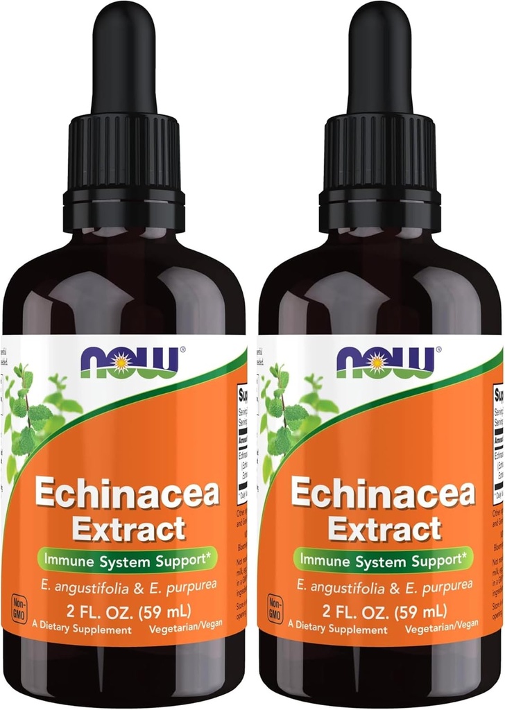 DOPOLNIKI, Echinacea Extract Tekočina s kapalko, Podpora imunskega sistema*, 2-Ounce (paket z 2)