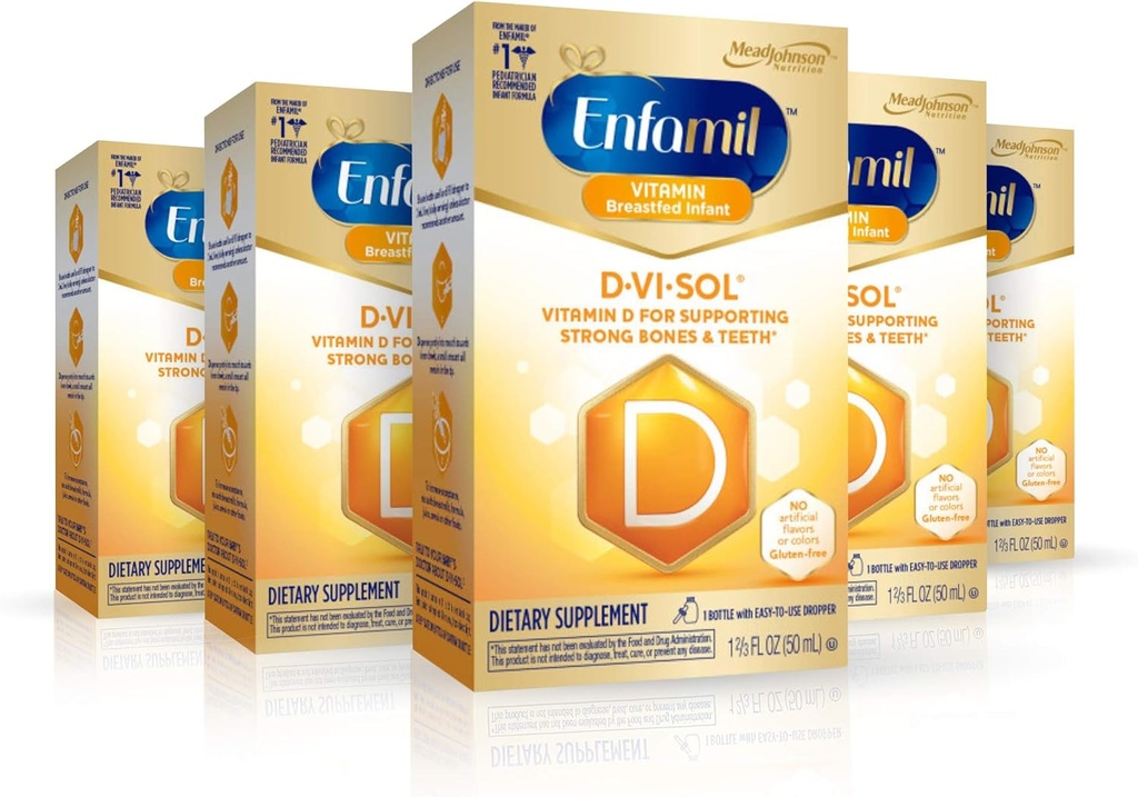 Enfamil D- Vi- Sol Vitamin D dodatne kapljice 50 ml (pake po 5)