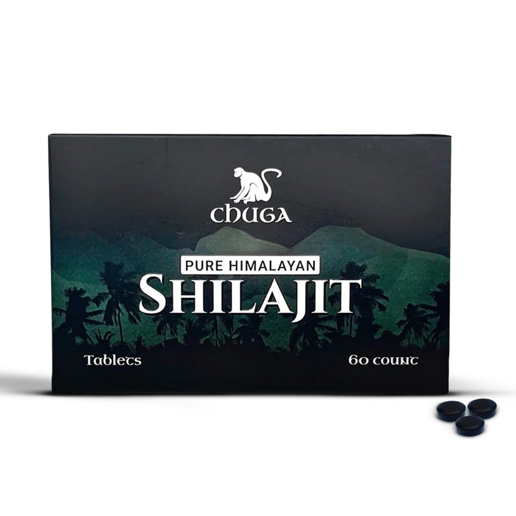 Chuga Pure Himalajan Shilajit Tablete za moške in ženske 