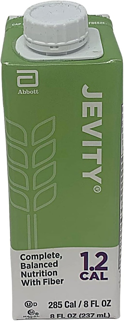 Jevity 1.2 Cal High-Protein Nutrition s patentirano fiber mešanico, pripravljen za uporabo, 8 Fluid Ounces (Pack od 24)