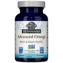 Vrt življenja Dr. Oblikovano Napredno Omega ribje olje - Lemon, 1.290mg EPA, DHA + DPA v obliki triglicerida, Enotni vir Omega 3 Dopolnilo za Ultimate Brain & Heart Health, Non-GMO, 60 Softgels