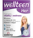 Vitabiotics Wellteen Her - Hranilna podpora najstnikom in mladim ženskam v starosti 13-19 - 30 tablet
