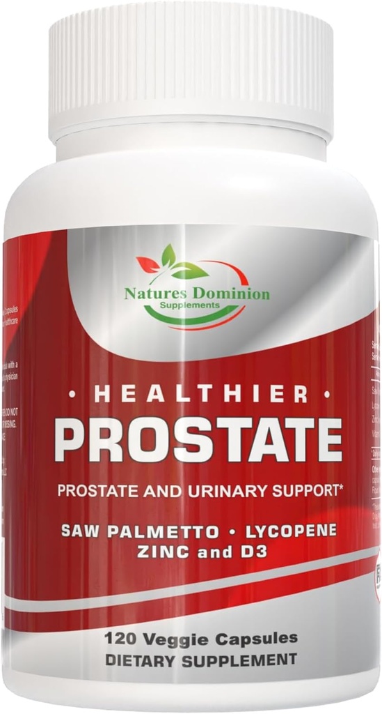 Saw Palmetto za moške, likopen, cink, vitamin D3. Prostat dopolnila za moške, Bladder Control. Saw Palmetto dodatek za moške. Podpora prostate z likopenom