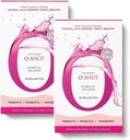 O-Shot 2 Pack Vegan Vaginalni probiotik + Prebiotik za ženske, Cranberry Extract, koren čikorije, Vaginalni pH, Sečni trakt, Prebava, Bloating, Non Dairy, Non GMO, Gluten Free, 60 Vege-Capsule