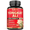 Satoomi 9in1 Tongkat Ali Root Extract - Ashwagandha, Tribulus Terrestris - 90 kapsul za 3 mesece - podporna moč, energija in zdrava imunost