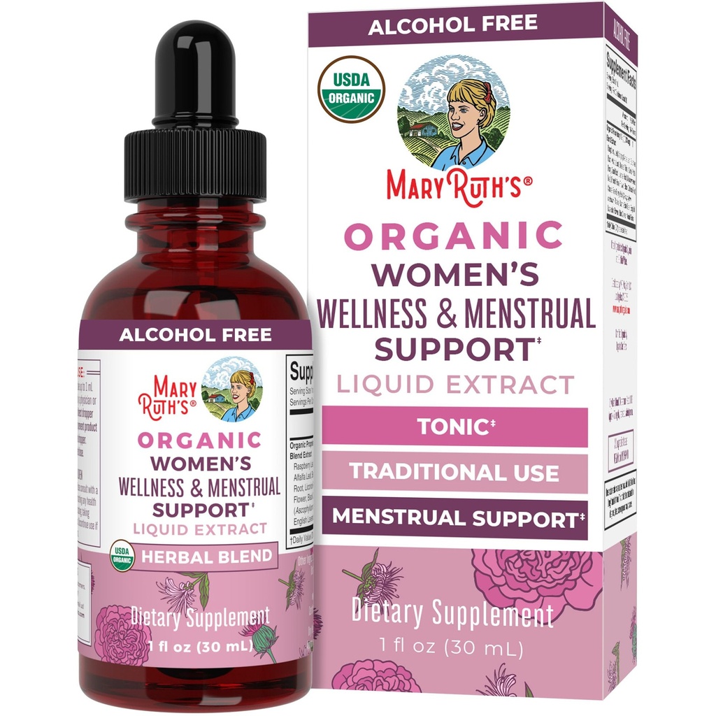 MaryRuth Organics USDA Organic Women's Wellness Liquid Zeliščni dodatki 