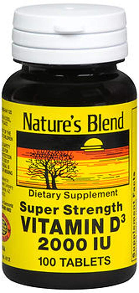 Vitamin D3 2000 i.e. super moč - 100 tablet, pakiranje po 3