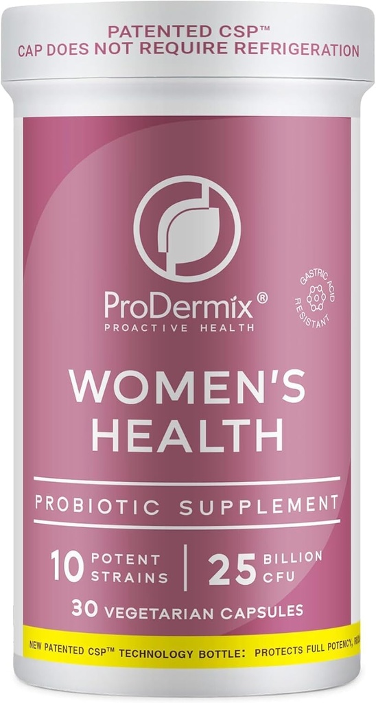 Probiotiki za ženske, vaginalni probiotik, spodbuja PH ravnovesje, UT zdravje, 25 milijard CFU, enkrat dnevno dodatek ženske, Košir, 30 kapsul (30 kapsul)