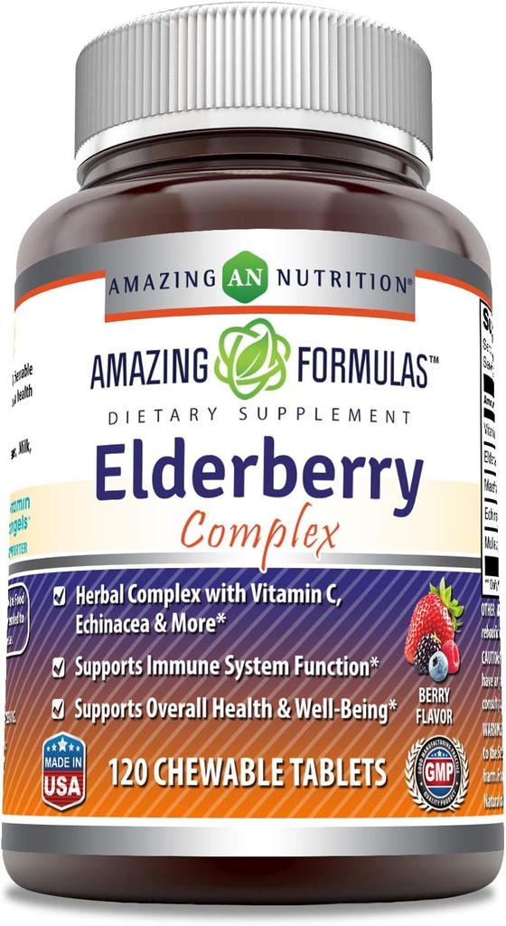 Neverjetne formule Elderberry Complex dodatek 