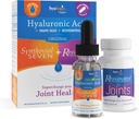 Hyalogic Synthovial Seven Hyaluronic Acid Tekočih in Resveratrol Kapsule - HA skupna podpora - Vegan - 1 oz