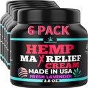 6PACK Healthergize Healthergize Hemp krema-Naravna Premium kakovost-Full Body Relief Instant Rezultati-Homp olje Infused-Lavender, Aloe, Kurkurja, Aches, Mišice, Joints, mišice, Nazaj, Kolena, Neck-Made v ZDA...