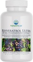 Naravni laboratorij Resveratrol Ultra - Antioksidant dodatek* - 250mg Trans-Resveratrol, izvleček rdečega vina, izvleček zelenega čaja - ne-GMO, Gluten Free, Vegan – 90 Število (3 mesec dobave)