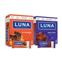 LUNA Bar - Variety Pack - Nutz Over Chocolate and Chocolate Cupcake Flavor - Prigrizki - Non-GMO - Gluten-free Protein Bars - Made with Organic Oats (12 Pack, 2 škatle)