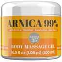Arnica 35 - Arnica Gel za modrice ekstra močan 98% 16,9 Fl Oz, masaža mišic in sklepov, naravna in dermatološko preizkušena Formula - Izdelano v Italiji