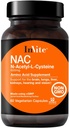 Povabi Health N-Acetil Cysteine (NAC) - podpira zdravje jeter in možganov - dobavlja Essential Amino Acid L-Cysteine in predkursor za Tripeptidni glutation - 60 vegetarijanskih kapsul