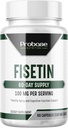 Probase Nutrition Fisetin Senolitični dodatek 100mg Visoka moč 60-dnevna oskrba za celično zdravje