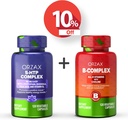 ORZAX 5 HTP kompleks 100 Mg 120 Vegabilne kapsule in vitamin B kompleks, B vitamini z holinom in inozitol 120 kapsule, paket